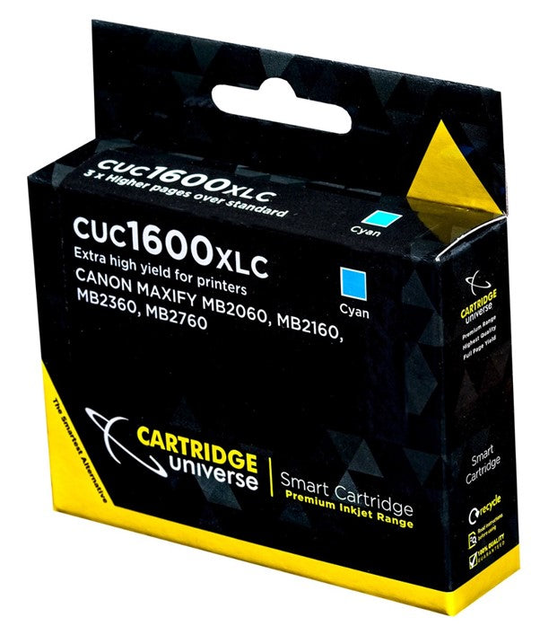 Canon Compatible 1600xl Cyan Ink