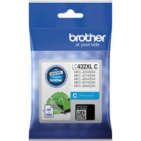 Brother LC-432xl Cyan Ink