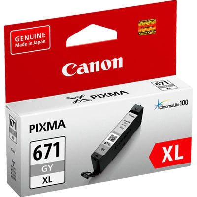 Canon 671xl Grey Ink