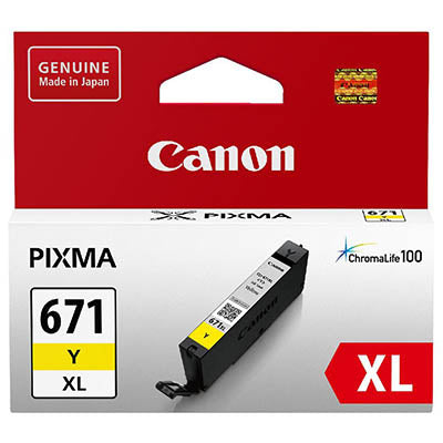 Canon 671xl Yellow Ink