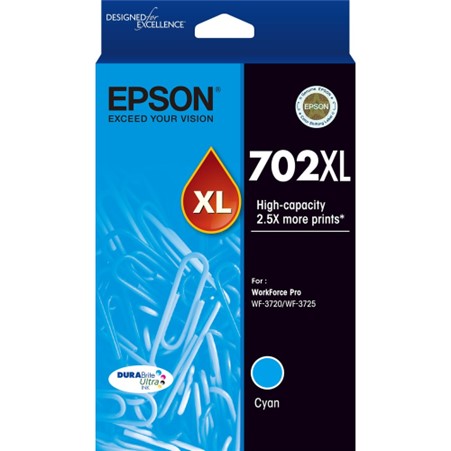 Epson 702xl Cyan Ink