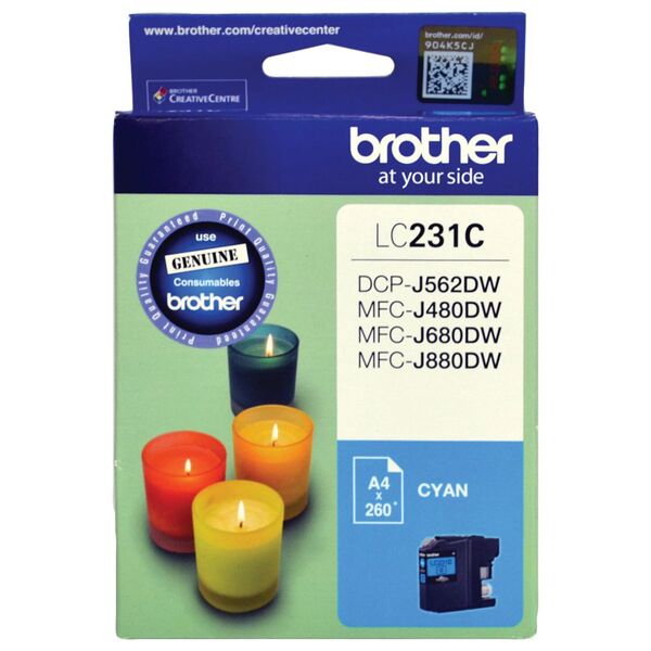 Brother 231 Cyan