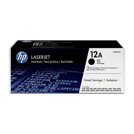 Hp Genuine Q2612A Twin Pack