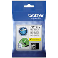Brother LC-432xl Yellow Ink