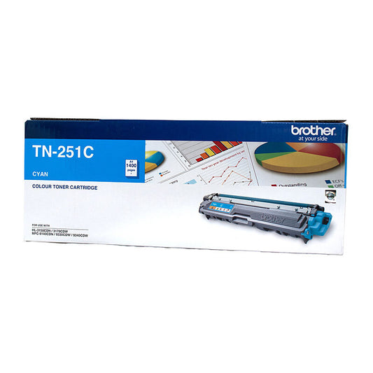 Brother Genuine TN-251 Cyan