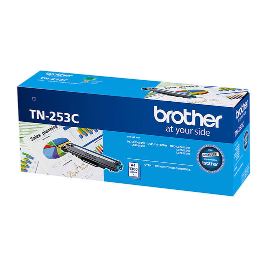 Brother Genuine TN-253 Cyan